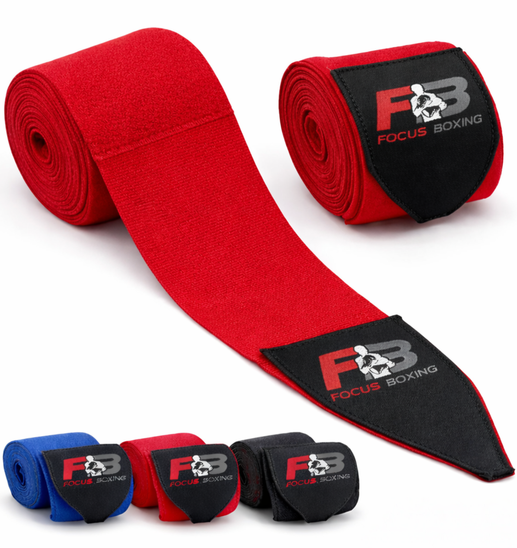 Boxbandagen 4,5 Meter Rot