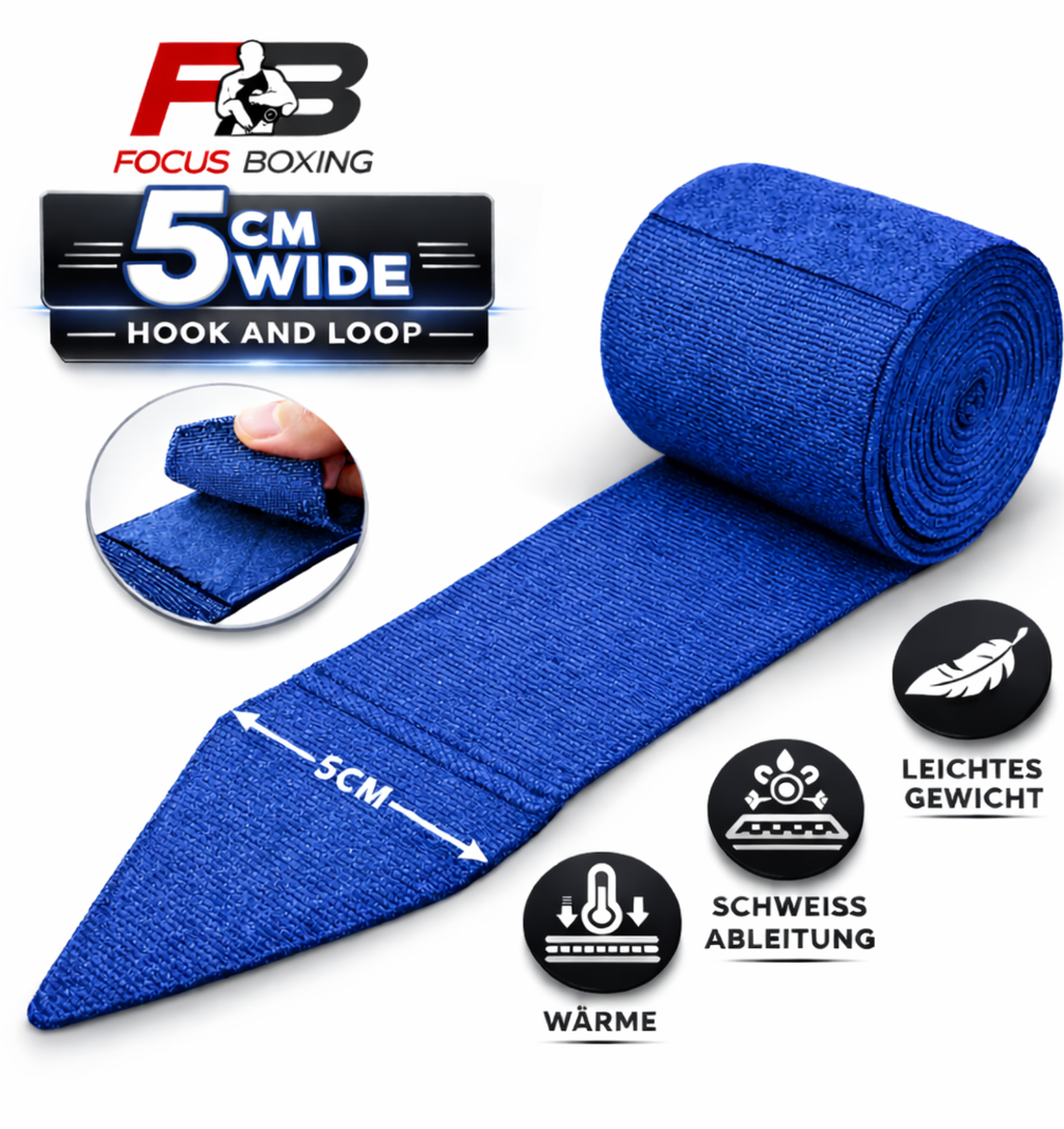 Boxbandagen 4,5 Meter Blau