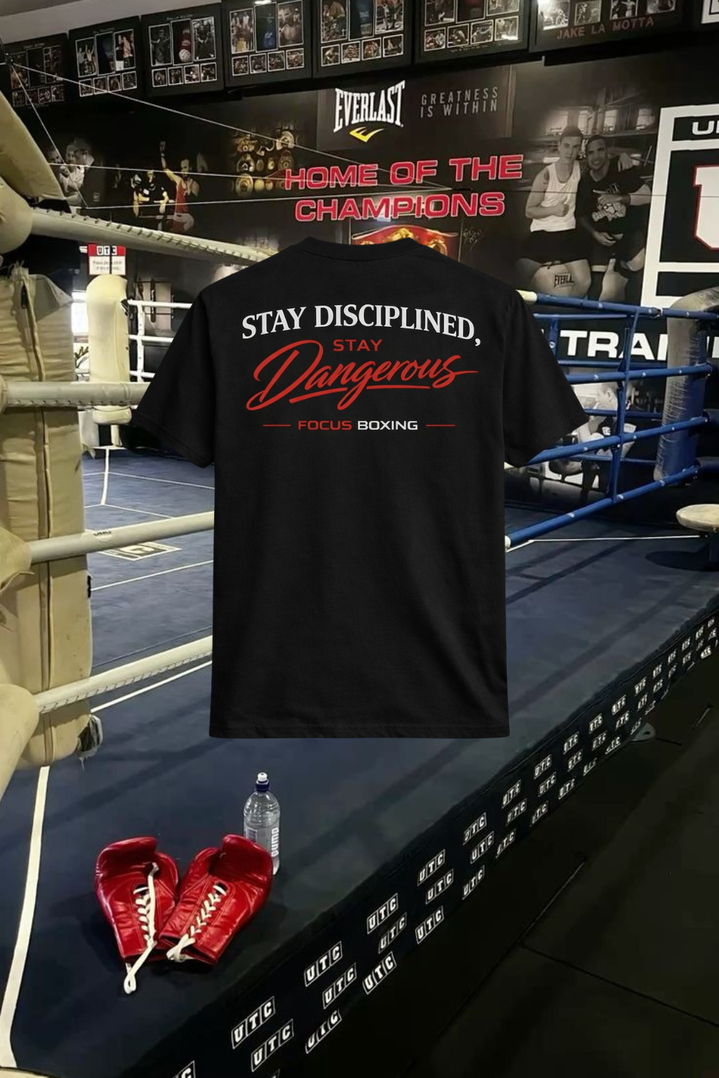 Stay Disciplined Stay Dangerous OVERSIZED T-SHIRT
