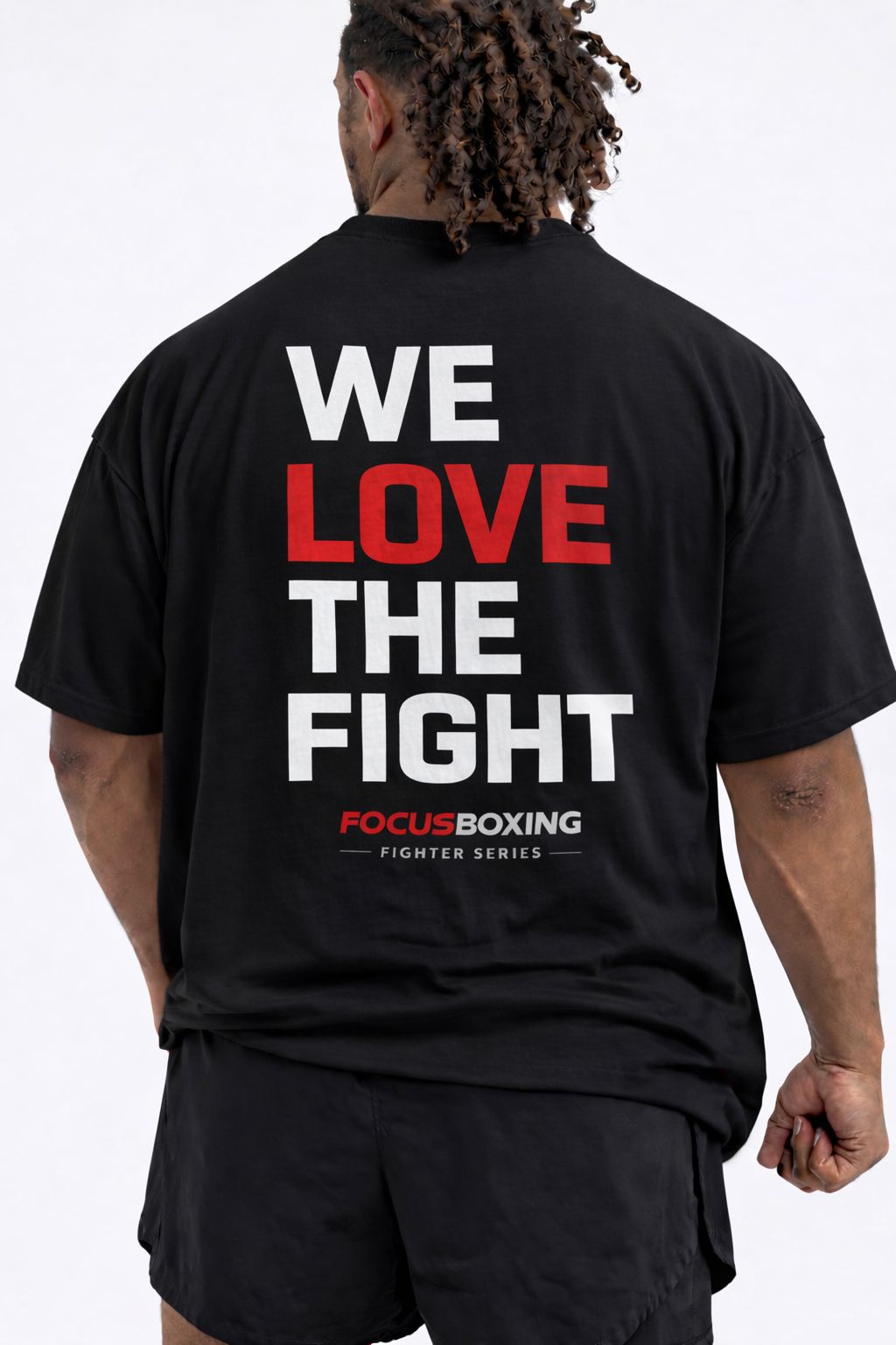 WE LOVE THE FIGHT  OVERSIZED T-SHIRT