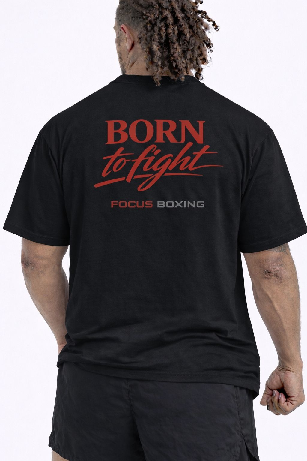 BORN TO FIGHT OVERSIZED T-SHIRT